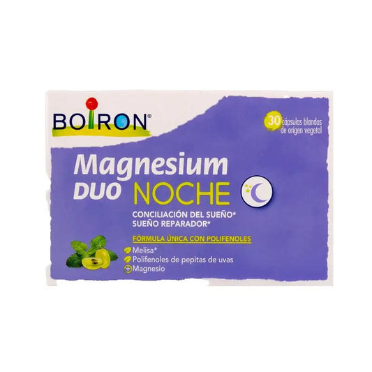 BOIRON Magnésium Duo Nuit, 30 gélules