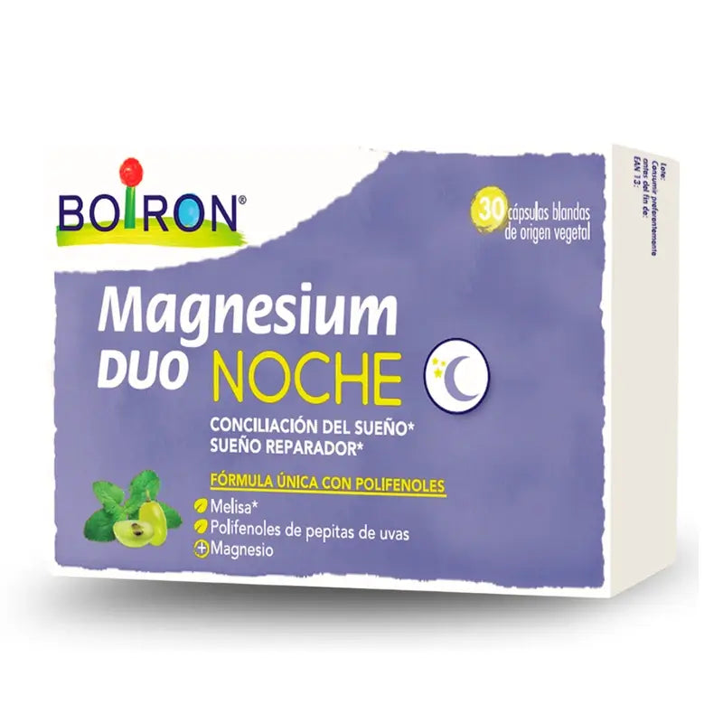 BOIRON Magnésium Duo Nuit, 30 gélules