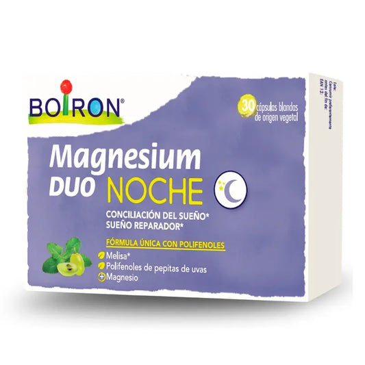 BOIRON Magnésium Duo Nuit, 30 gélules