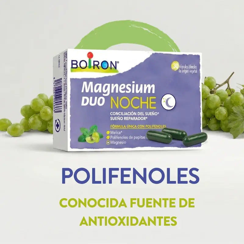 BOIRON Magnésium Duo Nuit, 30 gélules