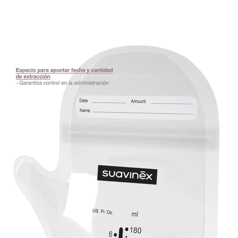 Suavinex Sacs de conservation du lait maternel pré-stérilisés 25 pcs.