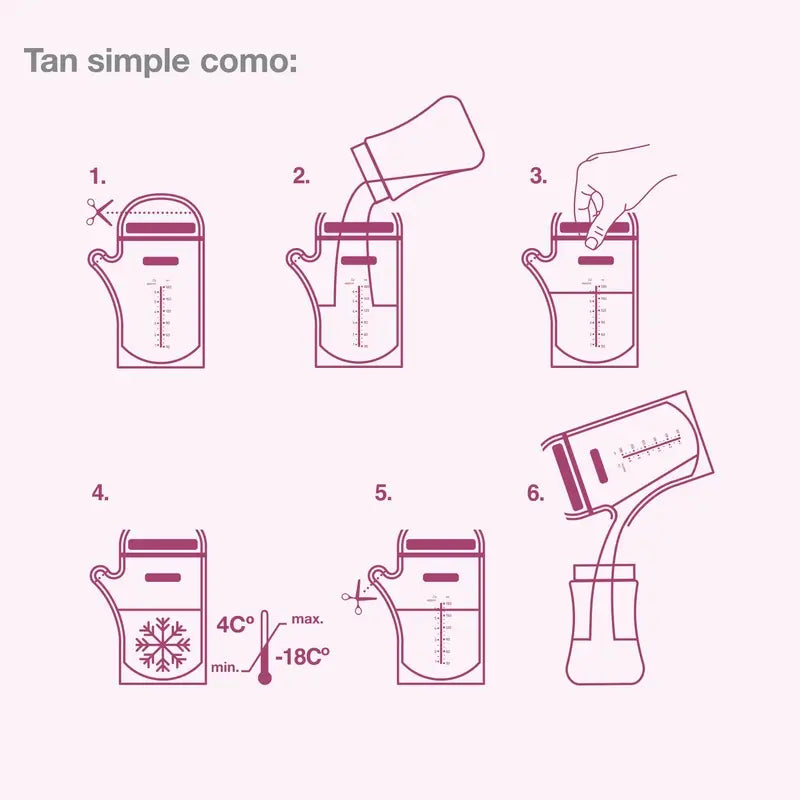 Suavinex Sacs de conservation du lait maternel pré-stérilisés 25 pcs.