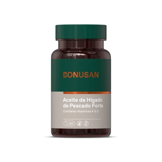 Bonusan Huile de Foie de Poisson Forte, 120 perles