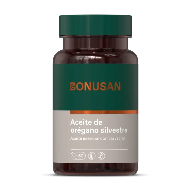 Bonusan Huile d'Origan Sauvage, 60 perles