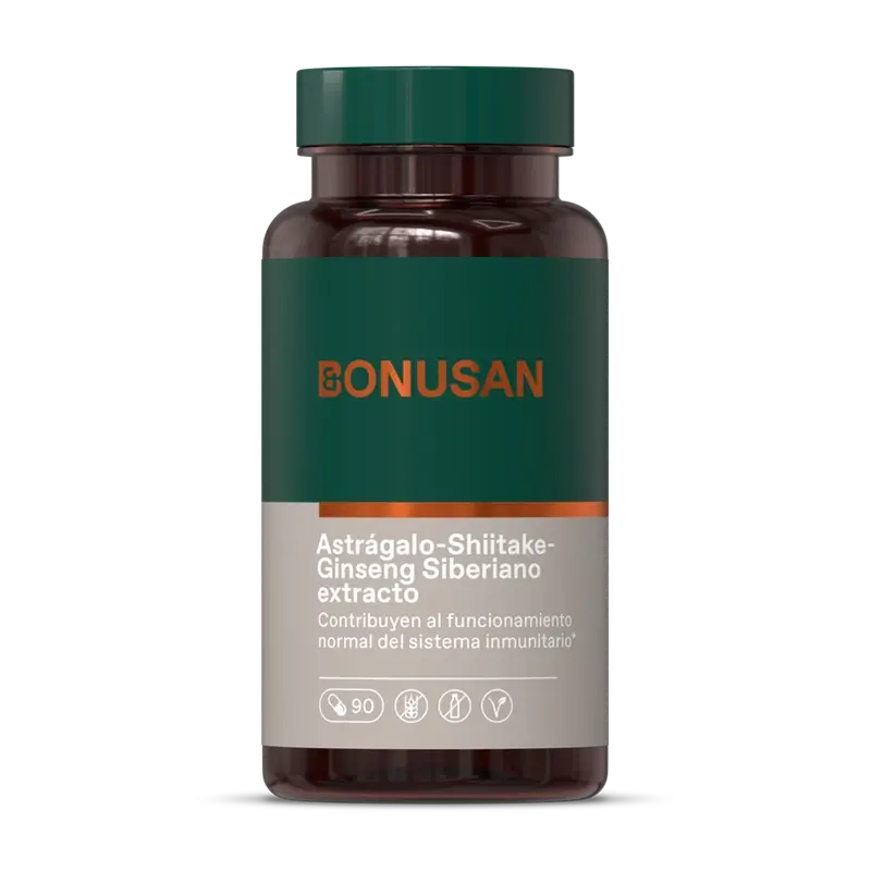 Bonusan Atragalus-Shiitake-Ginseng Sibérien , 90 gélules