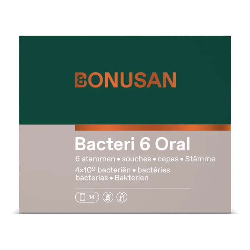 Bonusan Bacteri 6 Oral, enveloppes 2X14