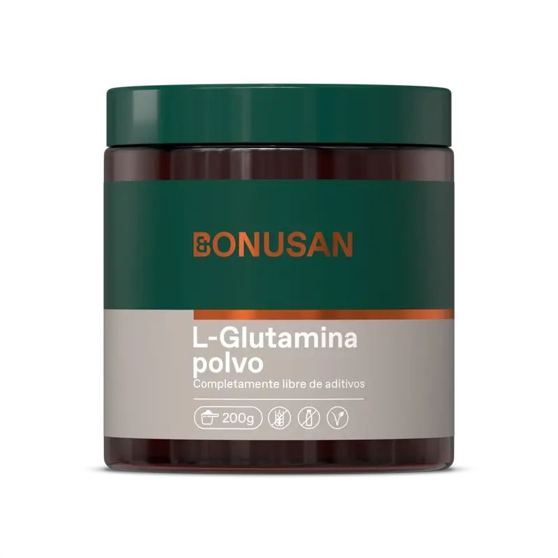 Bonusan L-Glutamine en poudre, 200 grammes