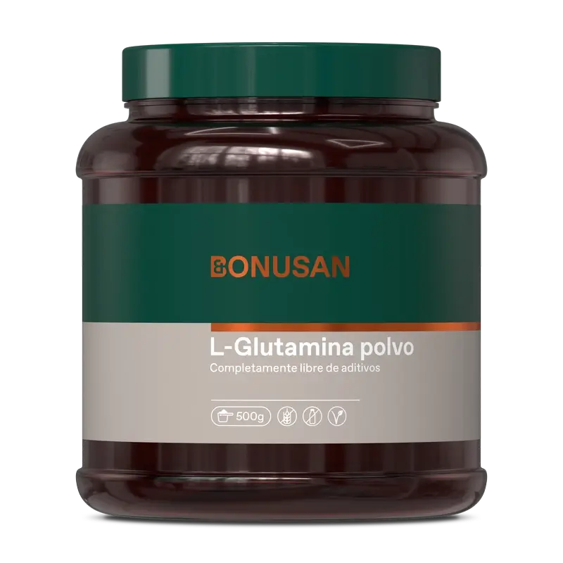 Bonusan L-Glutamine Powder, 500 grammes de poudre