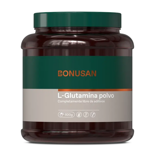 Bonusan L-Glutamine Powder, 500 grams of powder