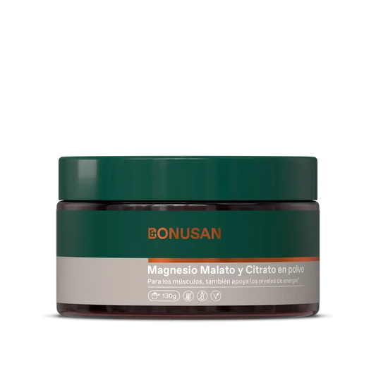 Bonusan Magnesium Malate & Citrate Powder , 130 grams