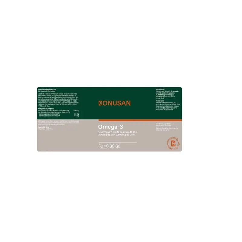 Bonusan Omega-3 Msc , 90 gélules
