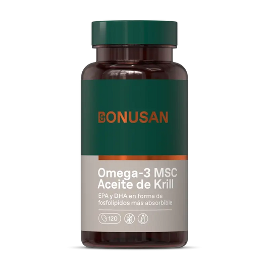 Bonusan Omega-3 Msc Huile de Krill, 120 perles
