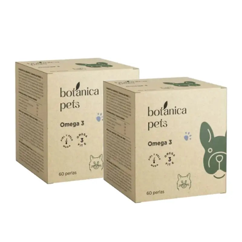 Botanicapets Oméga 3, lot de 2 x 60 gélules