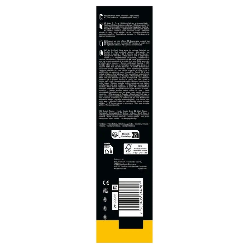 Styler Braun Styler corporel Bg 5500 Gris