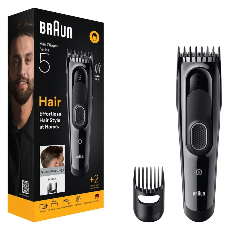 Tondeuse à cheveux Braun Series 5 9 longueurs +2 accessoires