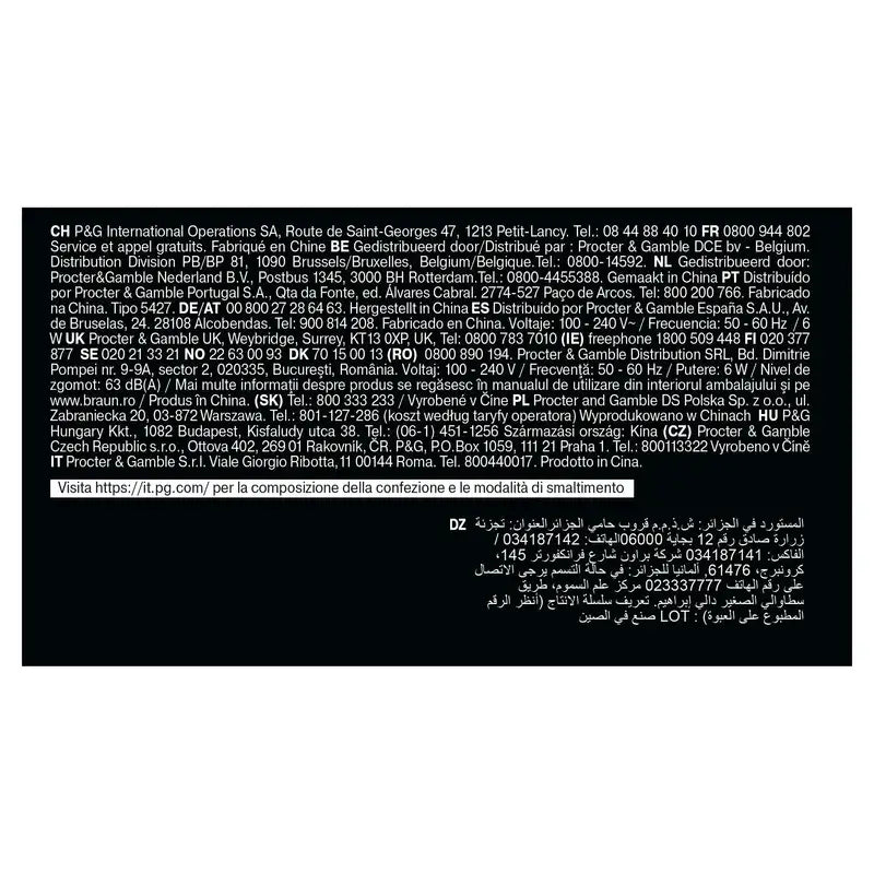 Tondeuse à cheveux Braun Series 5 9 longueurs +2 accessoires