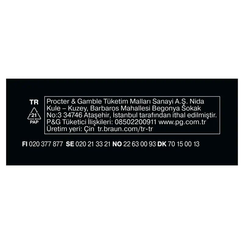 Lame de rechange Braun Series X