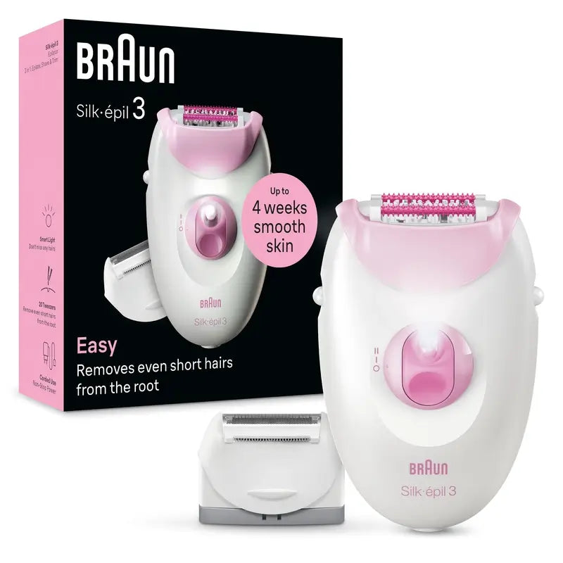 Braun Silk-Épil 3 3-270, épilateur électrique pour femmes