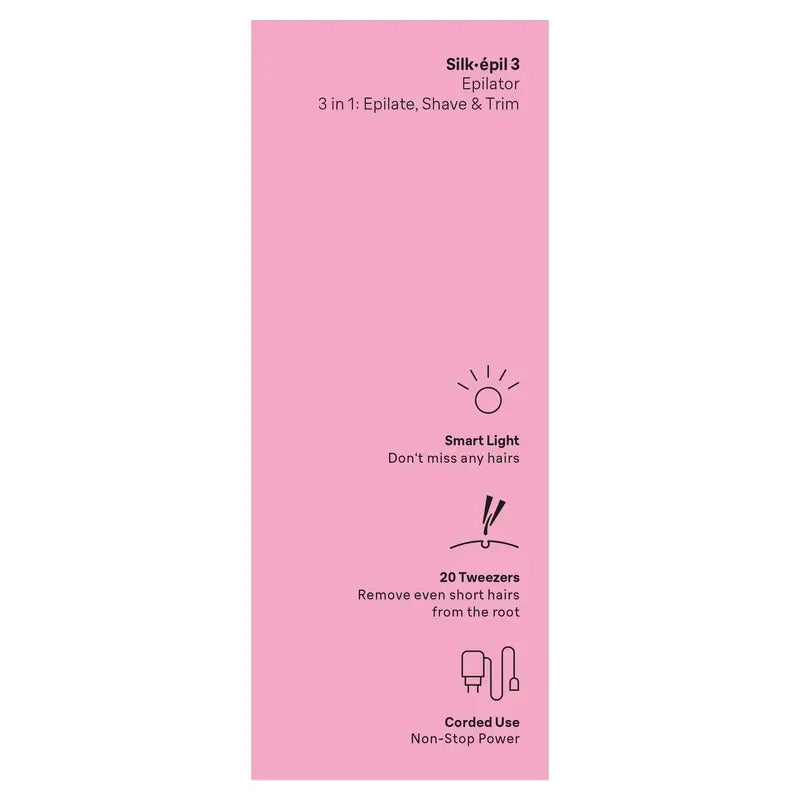 Braun Silk-Épil 3 3-270, épilateur électrique pour femmes