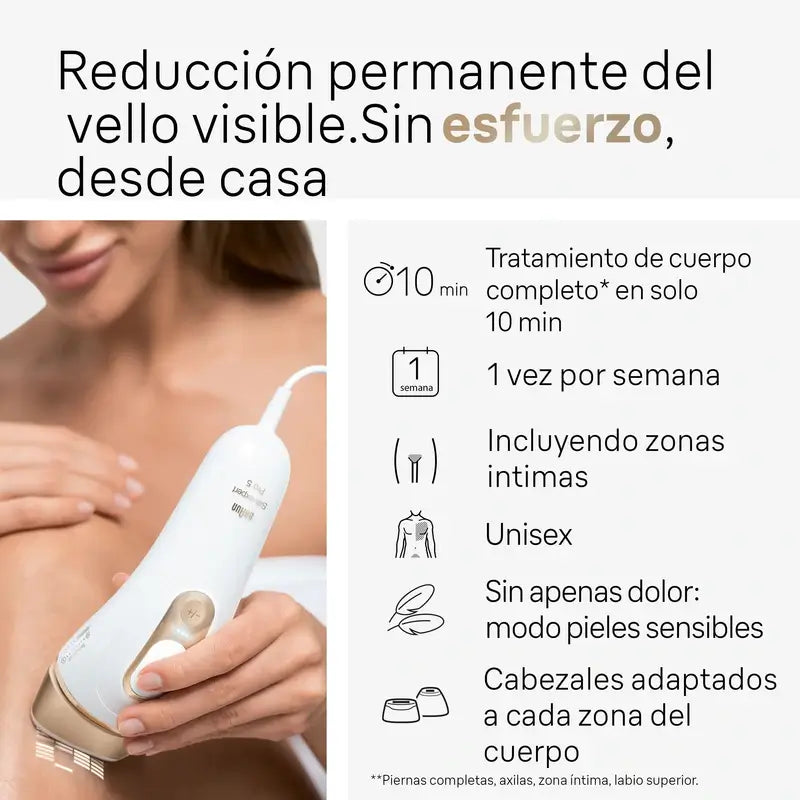 Braun Lumière pulsée Silk-expert Pro 5 PL5052 IPL