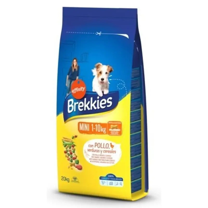 Brekkies Croquettes pour chien Mini Chicken, 20 kg