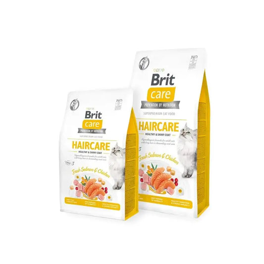 Brit Care Cat Haircare Healthy Shiny Coat 2Kg pour chats