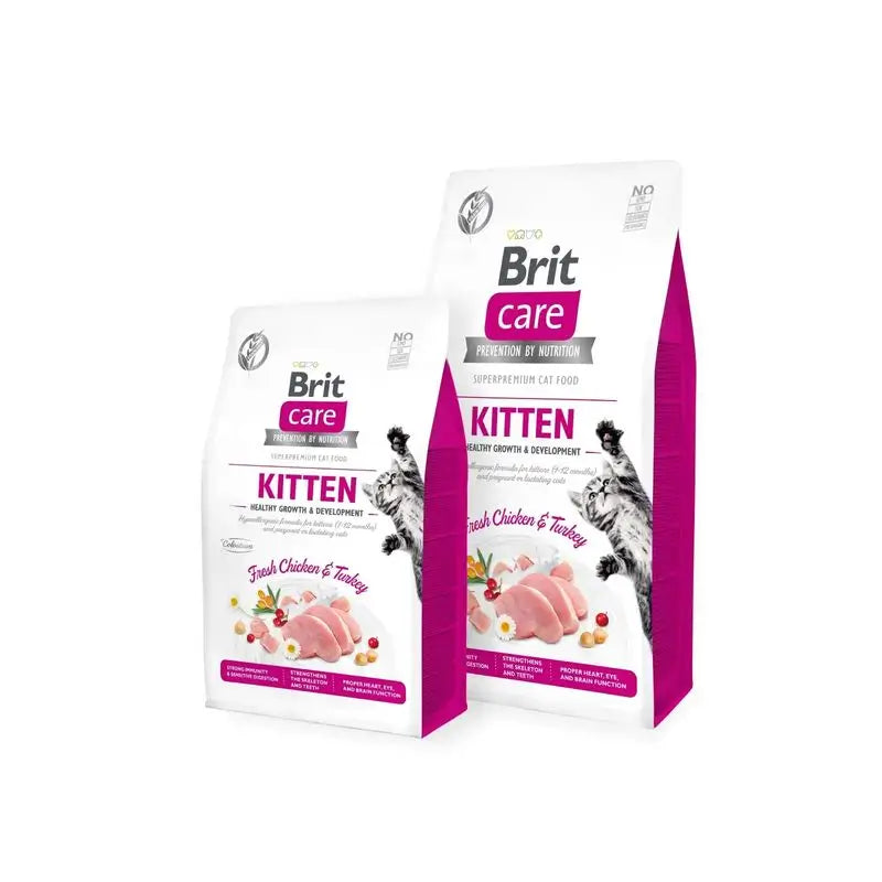 Brit Care Cat Kitten Healthy Growth Development 2Kg pour chats