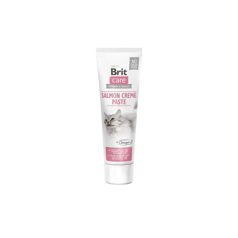 Brit Care Cat Crème de saumon en pâte 100g pour chats