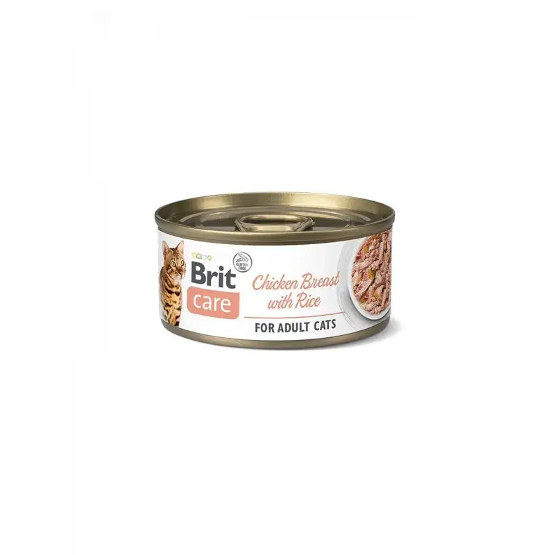 Brit Care Cat Chicken Breast with Rice 24X70Gr pour chats