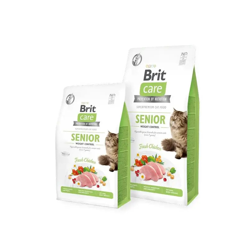Brit Care Cat Senior Weight Control 2Kg pour chats