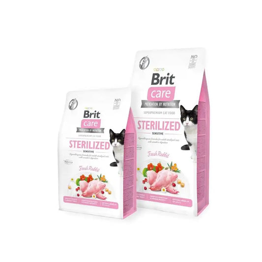 Brit Care Cat Sterilised Sensitive 2Kg pour chats