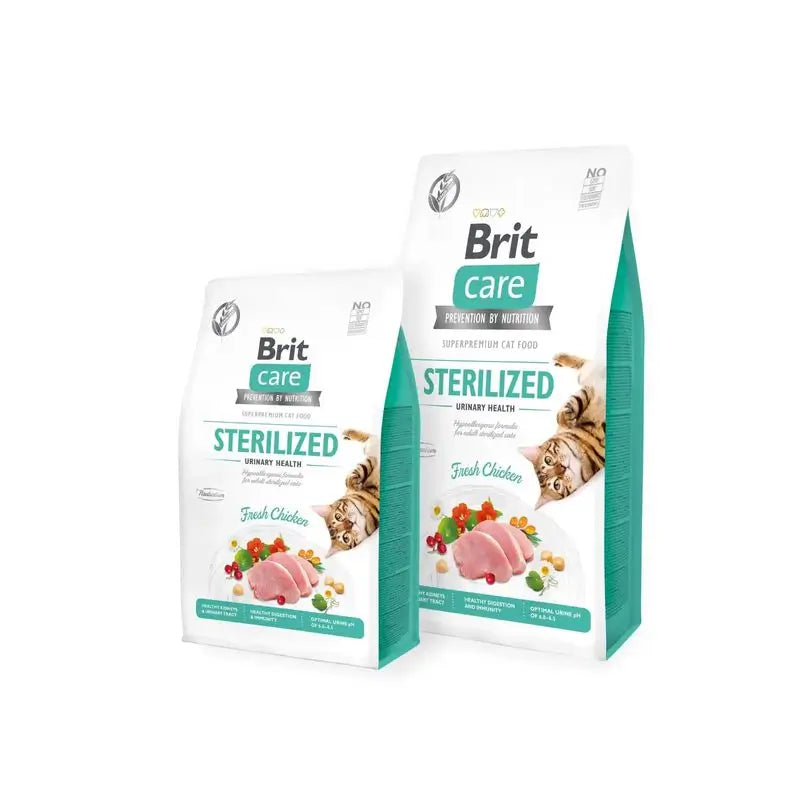 Brit Care Cat Sterilised Urinary Health 7Kg pour chats