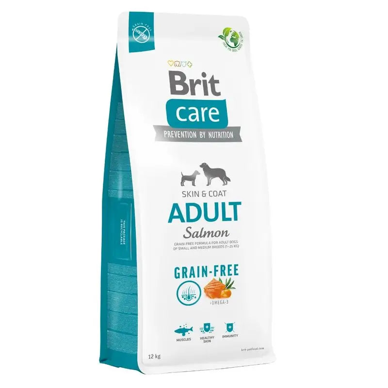 Brit Care Dog Adult Salmon Grain Free 12Kg pour chiens