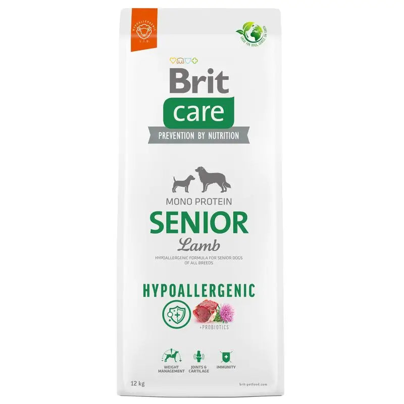 Brit Care Dog Hypoallergenic Senior 12Kg pour chiens