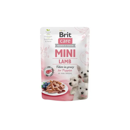 Brit Care Dog Mini Puppy Agneau, sachet de 24 x 85 grammes
