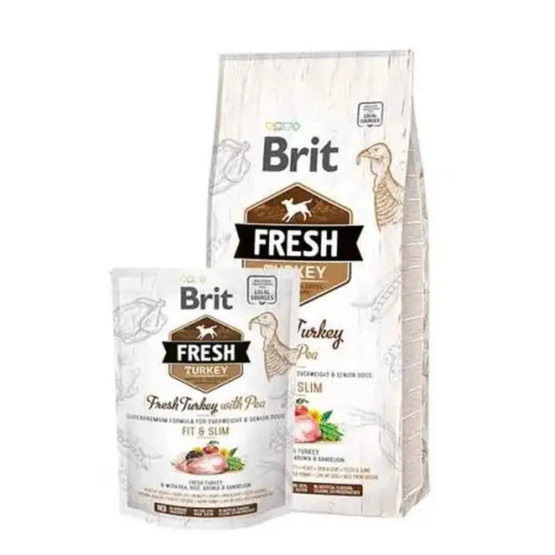 Brit Fresh Light Fit & Slim Turkey Peas 12Kg pour chiens