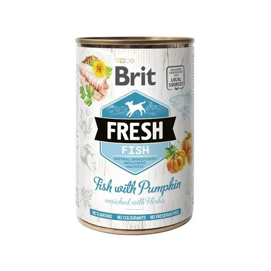 Brit Fresh Fish Pumpkin 6X400Gr pour chiens