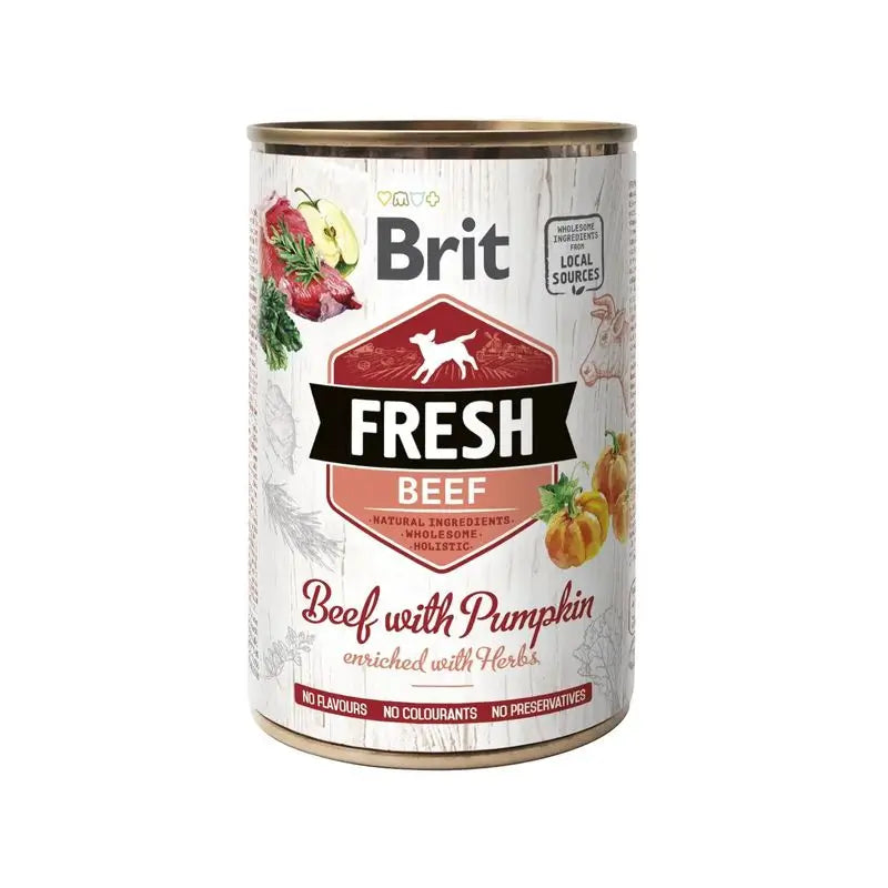 Brit Fresh Beef Pumpkin 6X400Gr pour chiens