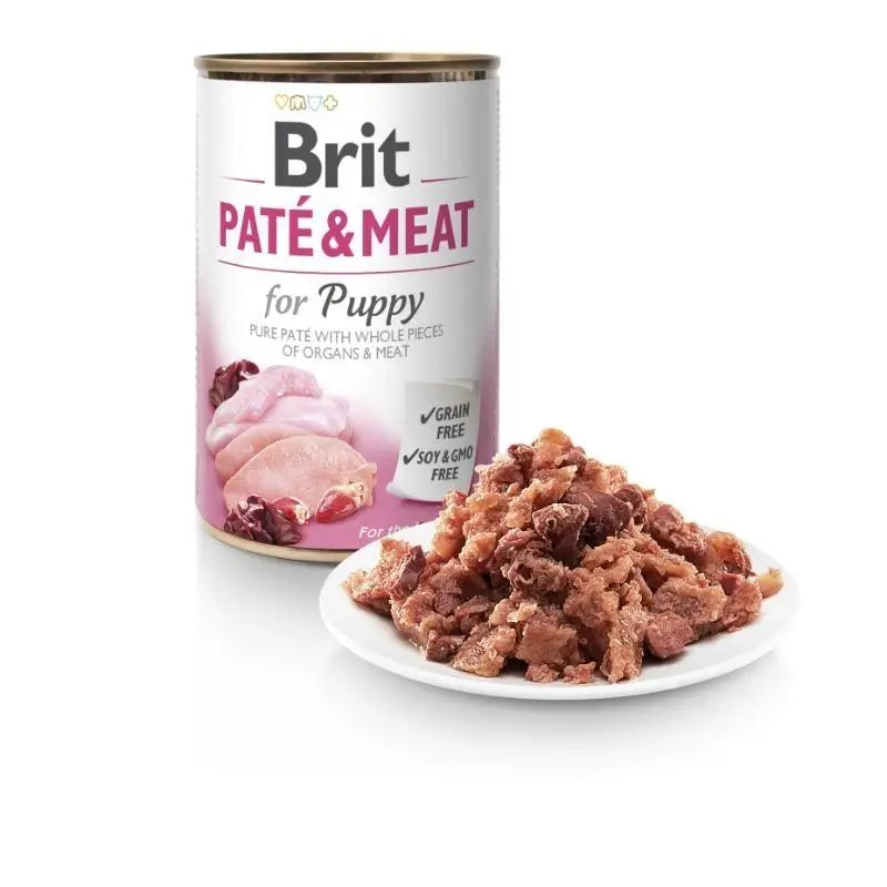 Brit Pate & Meat Puppy 6X400Gr pour chiens
