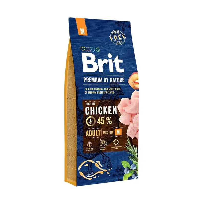 Brit Premium Dog Nature Adult Medium 15 kilos
