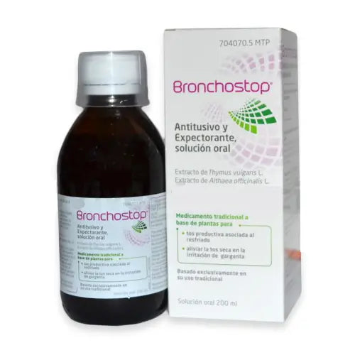 Bronchostop Solution orale antitussive et expectorante 200 ml