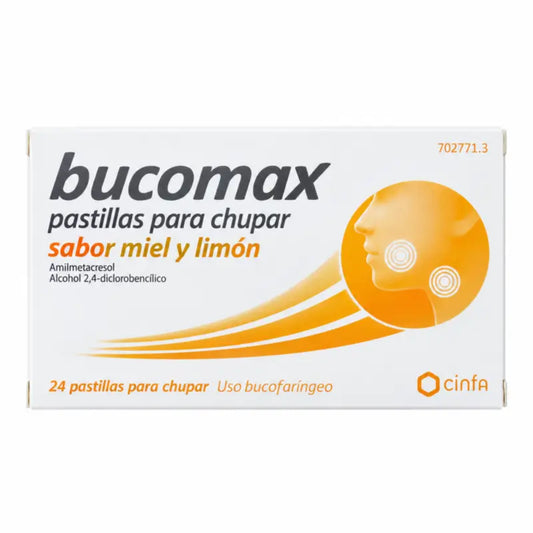 Bucomax miel et citron 24 pastilles