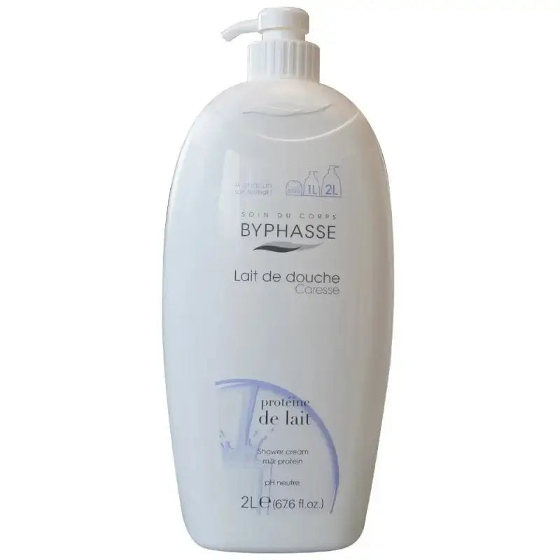 Byphasse Caresse Crème de Douche Lait Protéiné, 2000 ml