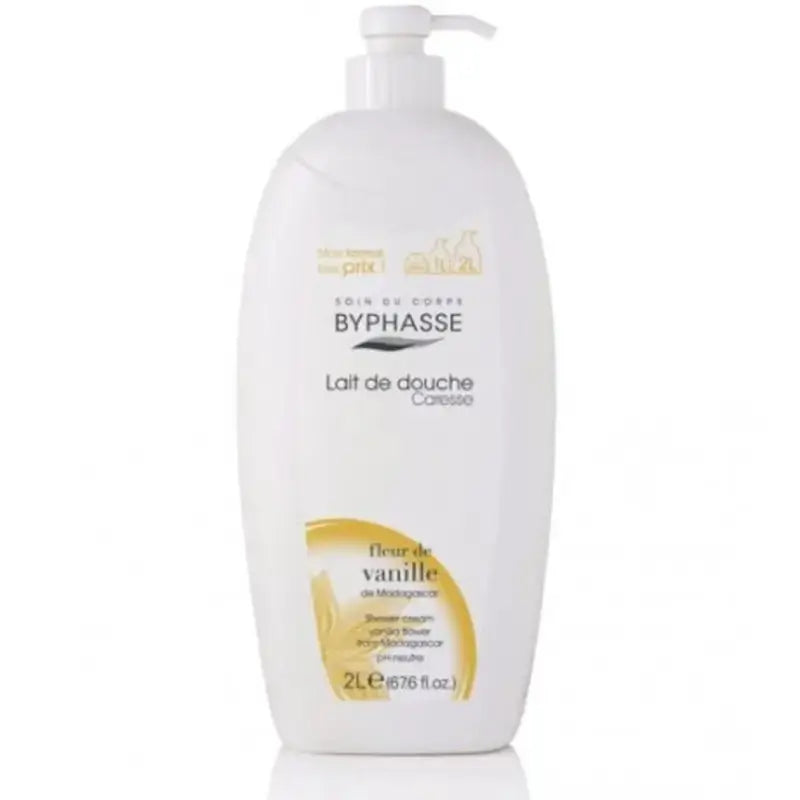 Byphasse Caresse Crème de Douche Vanille, 2000 ml