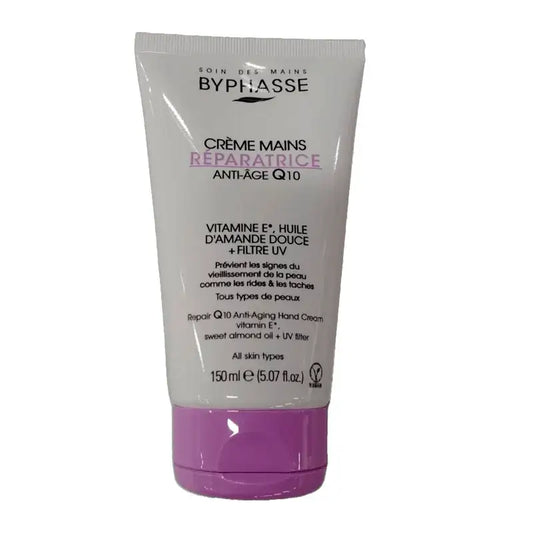 Byphasse Crème mains réparatrice anti-âge Q10 150 Ml