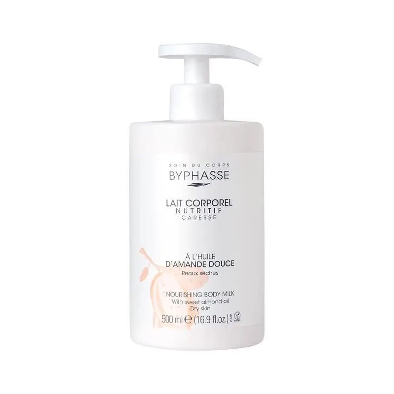 Byphasse Lait corporel nourrissant à l'amande (distributeur), 500 ml