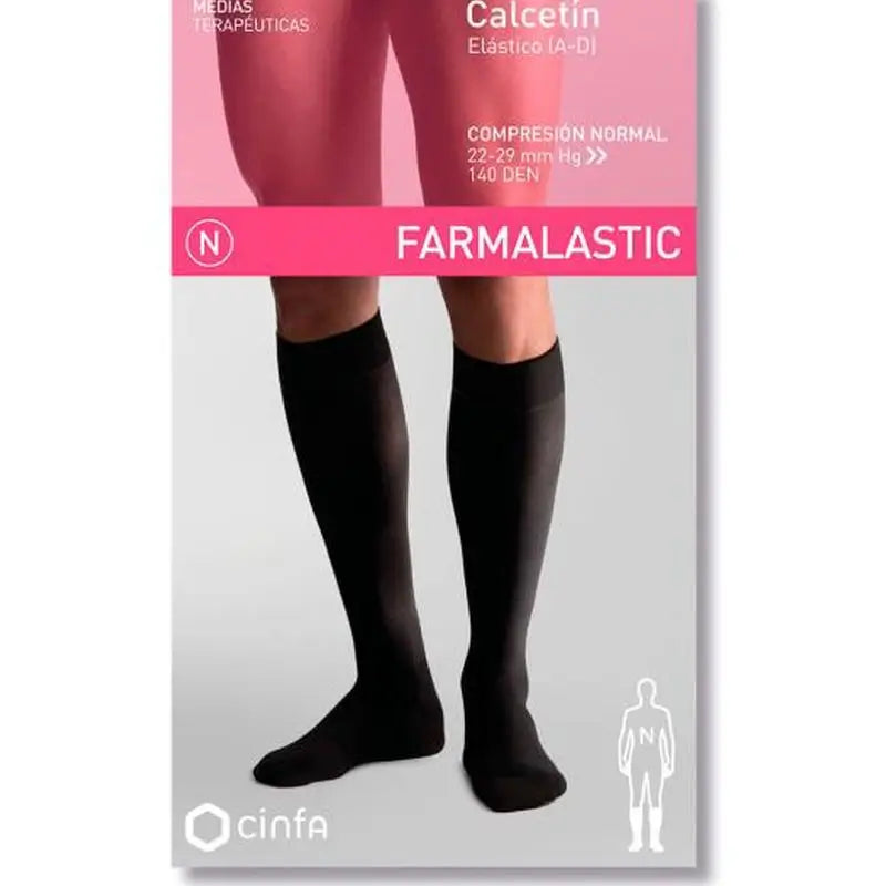 Farmalastic Sock Black, Size Small