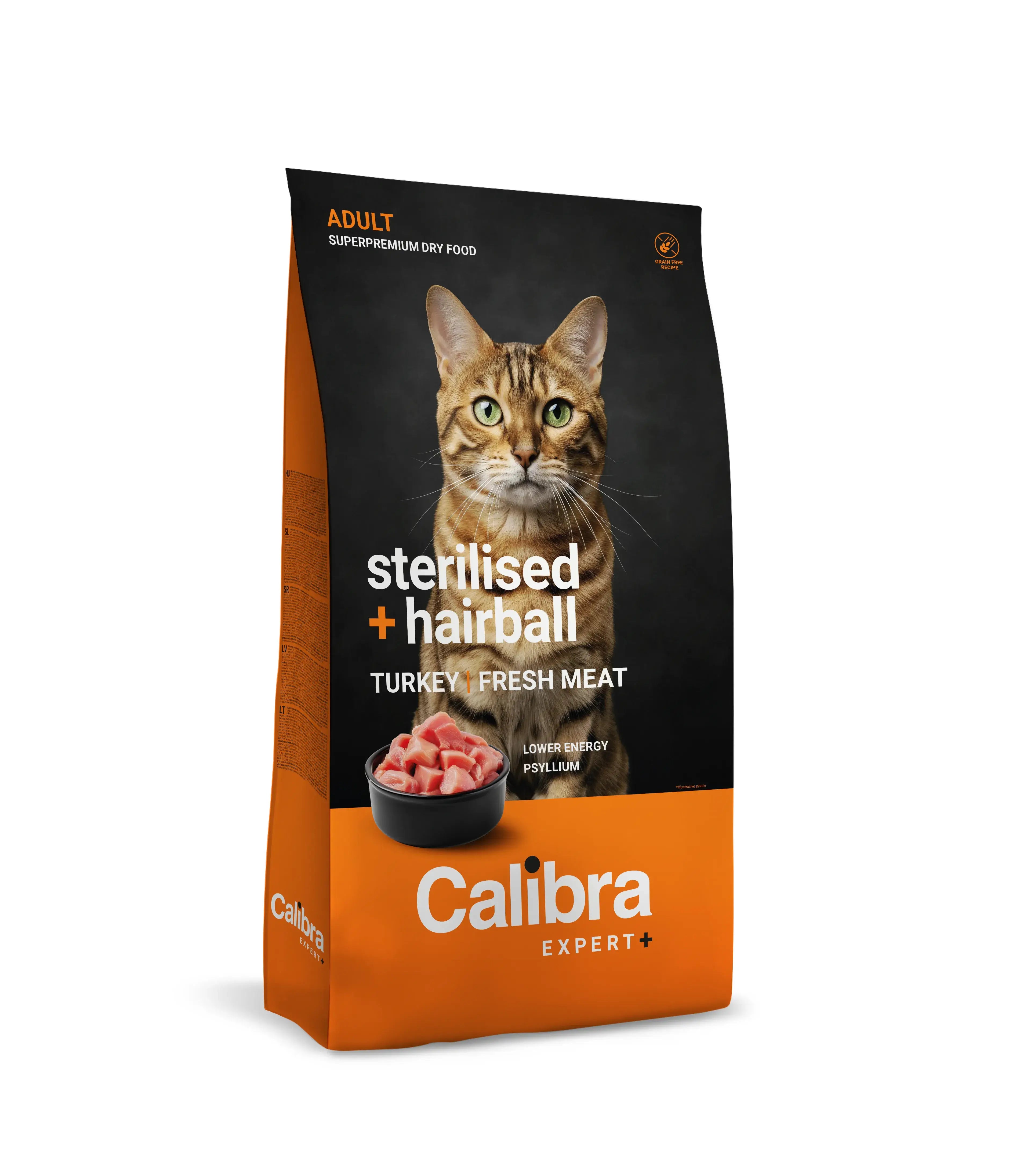 Calibra Cat Expert+ Adulte Stérilisé & Nourriture pour boules de poils 400G