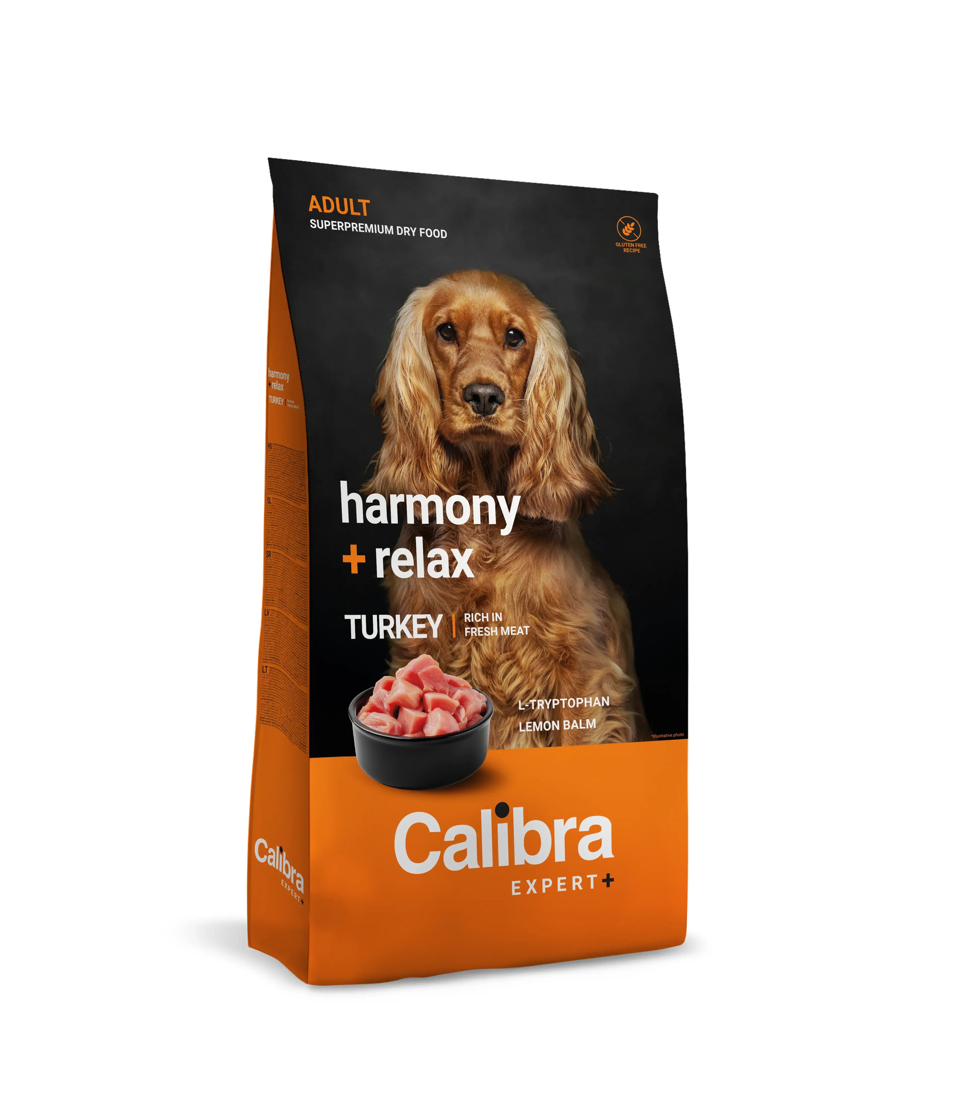 Calibra Dog Expert+ Aliment Adulte Harmony & Relax 12Kg