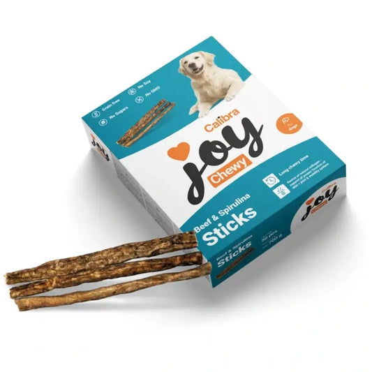 Calibra Joy Dog Chewy Sticks Beef & Spirulina, 50 pcs X 700 grammes